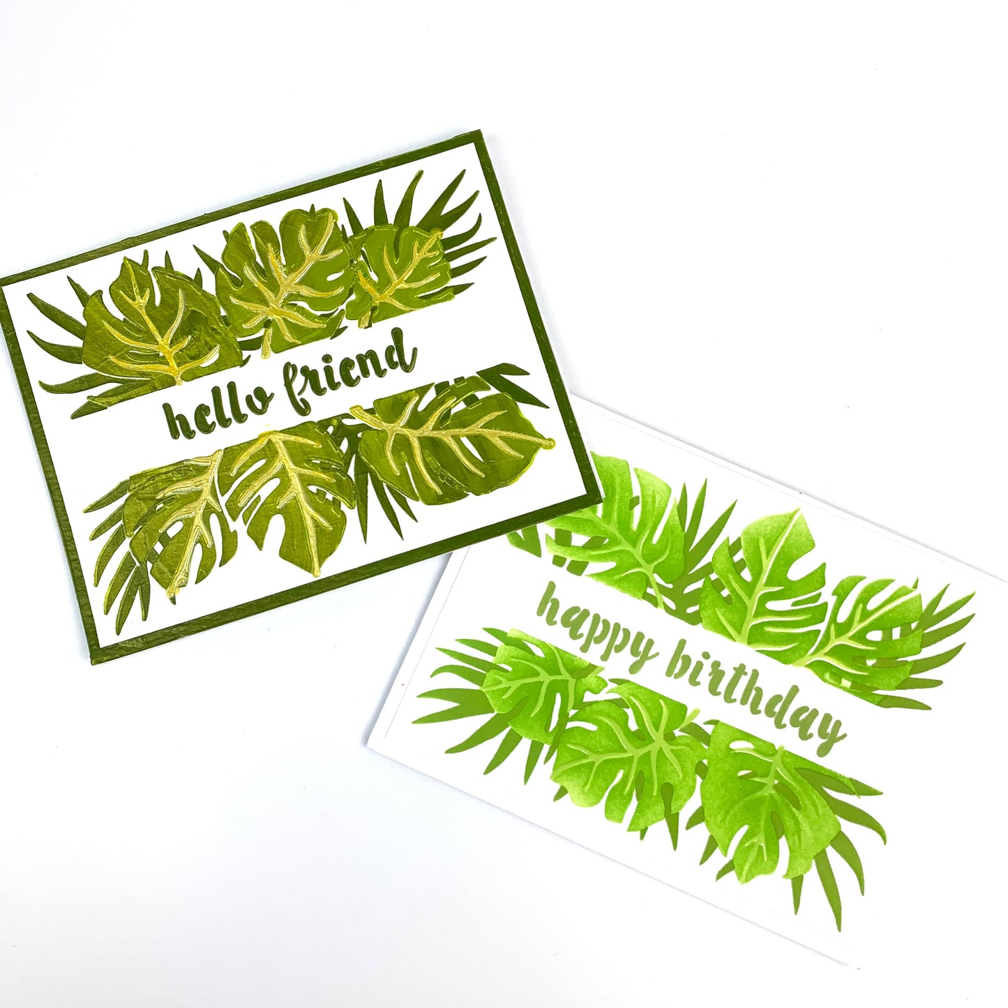 The Crafters Workshop Layered Monstera Banner