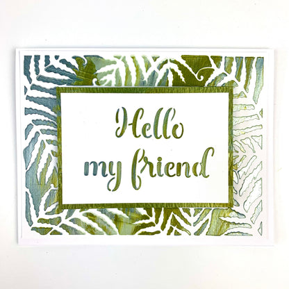 The Crafters Workshop A2 Butterfly Ferns Frames