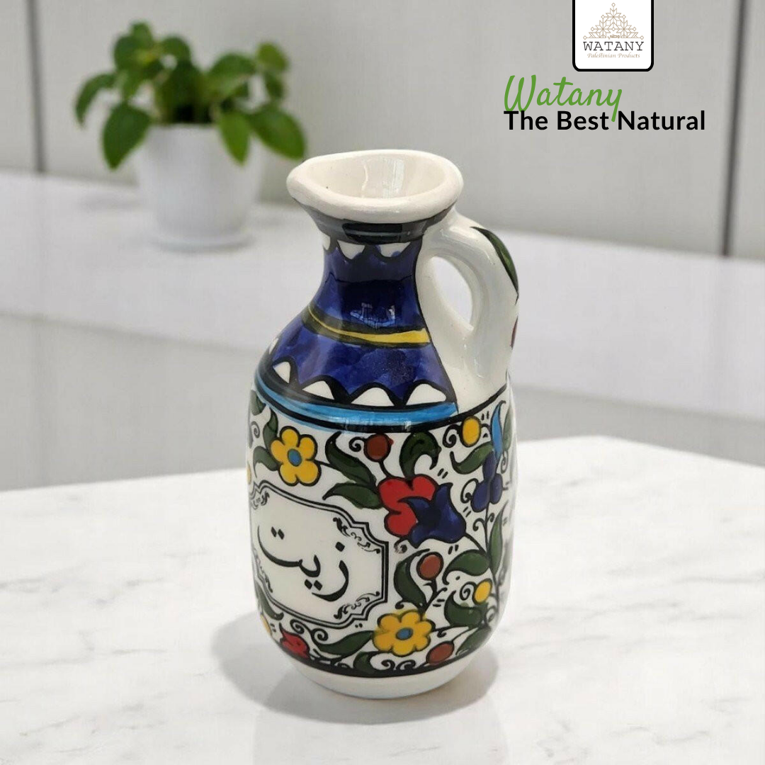 Palestinian Olive Oil Jug 15 cm