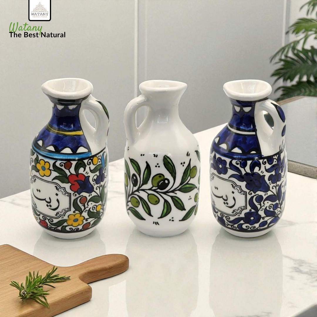 Palestinian Olive Oil Jug 15 cm