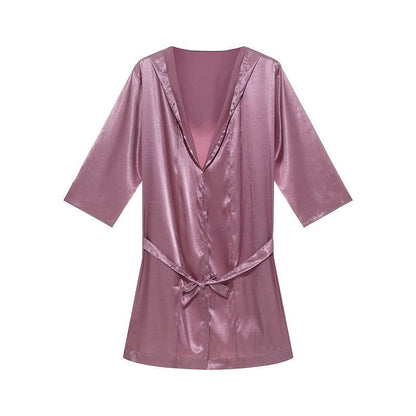 Thin Loose Short Sleeve Pajamas