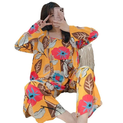 Three-piece Homewear Pajamas For Women