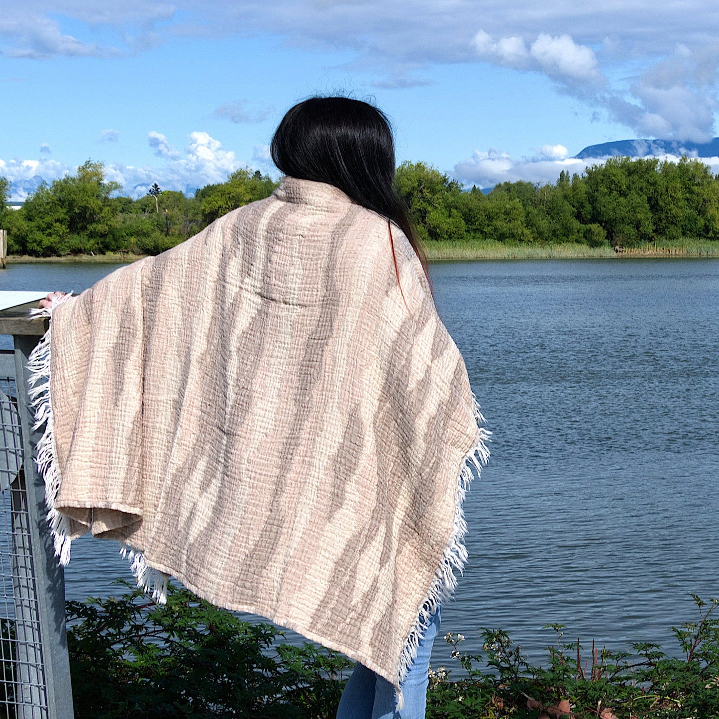 Waves: Wearable Throw 2 Colors