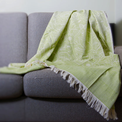 Reversible Wearable Cotton Throw: 3 Colors