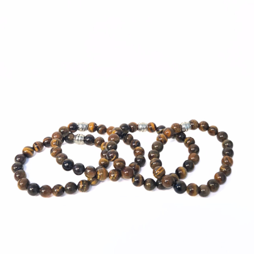 Tiger Eye Gemstone Bracelet - The Stone of Courage