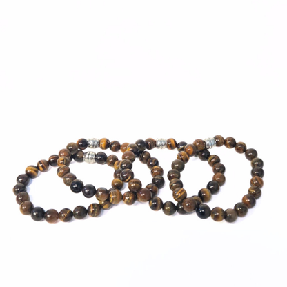 Tiger Eye Gemstone Bracelet - The Stone of Courage