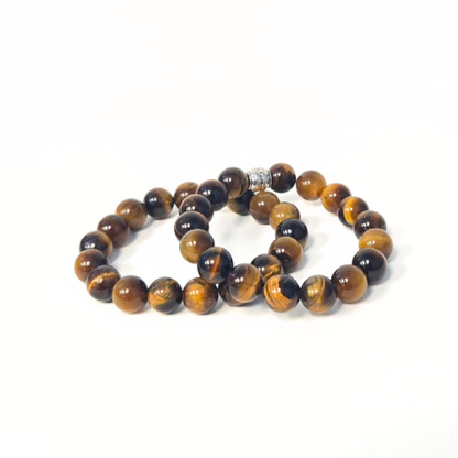 Tiger Eye Gemstone Bracelet - The Stone of Courage