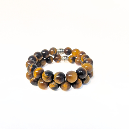 Tiger Eye Gemstone Bracelet - The Stone of Courage