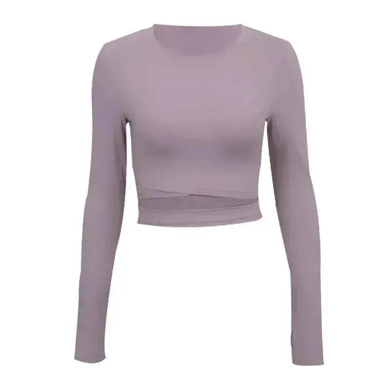 Tight-fitting Navel-bearing Sports Running Gym Yoga Wear