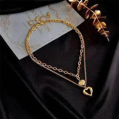 Titanium Steel Angel Wings Love Necklace For Women