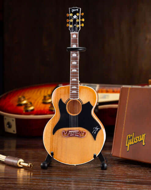 Tom Petty Gibson SJ-200 Wildflower - Antique Natural Miniature Guitar Model