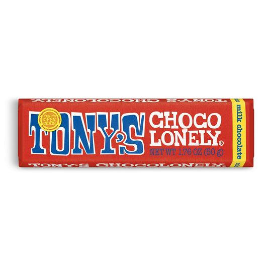 Tablette de chocolat au lait Tony's Chocolonely, 50g