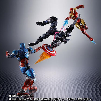 Figurine articulée Tech-On Avengers S.H.Figuarts Wolverine Venomized