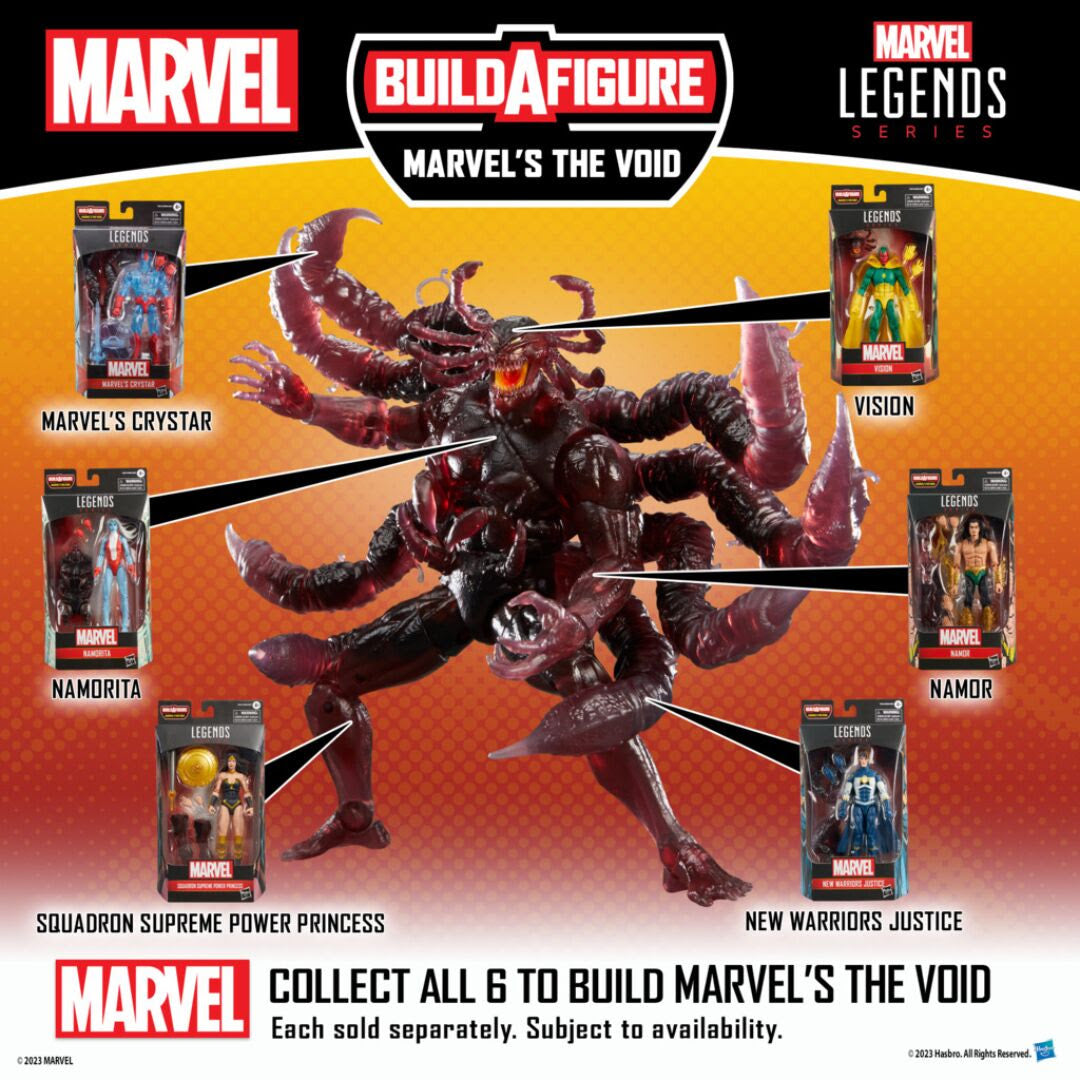 Marvel Legends  - Wave - THE VOID BAF complete Set of 7