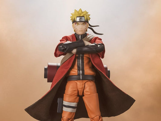 Naruto: Shippuden Figurine Articulée Exclusive S.H.Figuarts Naruto Uzumaki (Mode Ermite, Sauveur de Konoha)