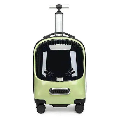 Transparent Breathable Portable Bag Expandable Trolley Backpack