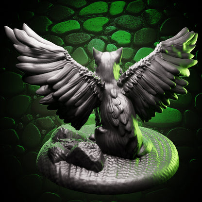 Winged Cat Familiar | Sitting