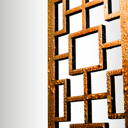 Tropical Squares Wooden Trellis