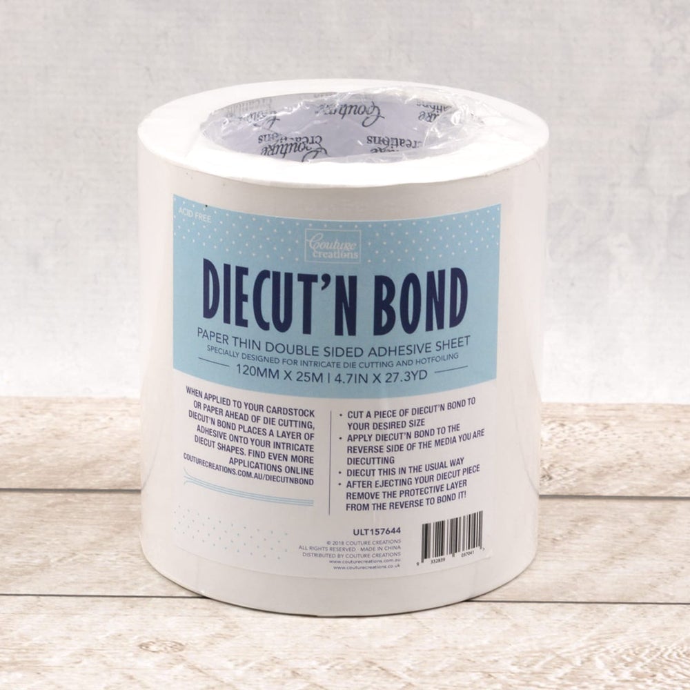Couture Creations - Diecut'N Bond (Ruban) 25m x 12cm (82 pi x 4,72 po)