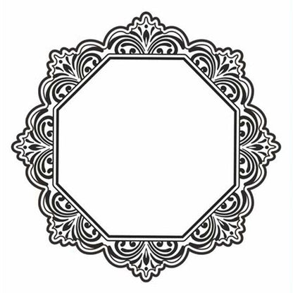 Creative Expressions Fountain Frame  Stamp