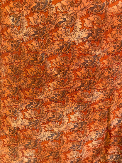 PRC7158 Avatar Pure Silk Long Tunic with Side Ties