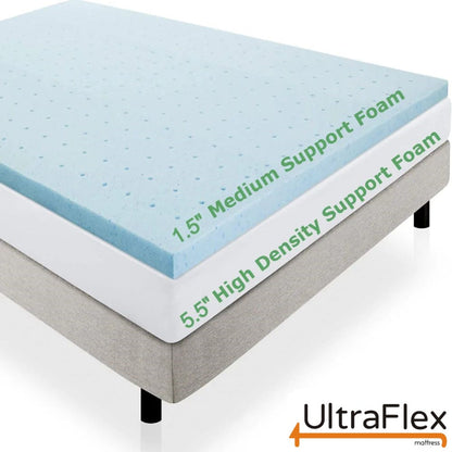 UltraFlex® INFINITY PLUS Orthopedic Spinal Care, Premium Soy Foam, Eco-friendly Mattress (Made in a Canada)