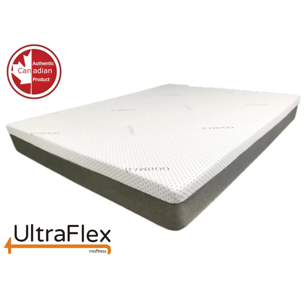 Ensemble Matelas et Sommier UltraFlex® DREAMER Orthopédique, Mousse mémoire en gel rafraîchissant, Matelas écologique (Fabriqué au Canada)