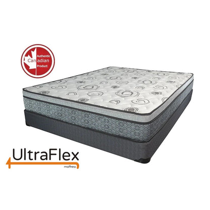 Ensemble matelas et sommier UltraFlex® EVOKE – Orthopédique, mousse à mémoire de forme rafraîchissante Smart Cool Gel, matelas FERME écologique (Fabriqué au Canada)