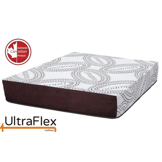 Ensemble matelas et sommier UltraFlex® PLEASURE 10" orthopédique, infusé de gel frais Smart et mousse mémoire de forme rafraîchissante, matelas écologique (Fabriqué au Canada)