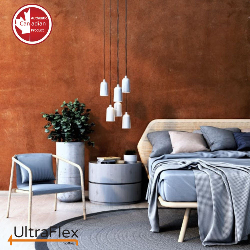 UltraFlex® DYNASTY- Firm Orthopedic Spinal Care, Posture Support, Pressure Relief & Cooler Sleep, Natural Heavy-Duty and High-Density Foam, Eco-Friendly Mattress (Made in Canada)