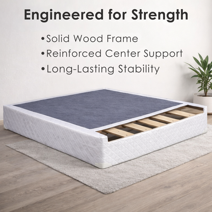 UltraFlex® SolidSleep- Mattress and BoxSpring Set Canadian-Made FIRM Gel Infused Reversible Comfort With Pressure Relief, Cooling Technology, Bamboo Cover, CertiPUR-US® Certified Foam (Made in Canada)