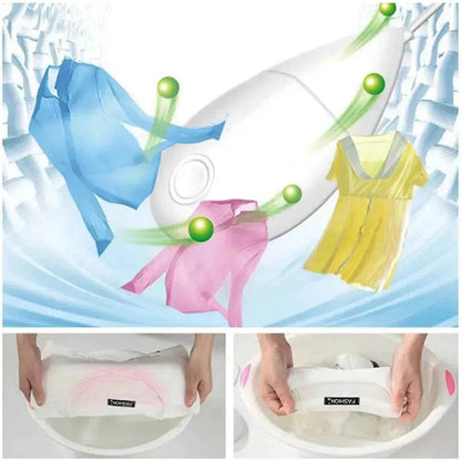 Ultrasonic bubble washer