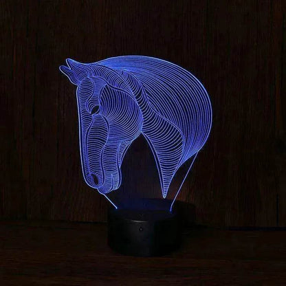Unique Design of Horse's head LED night lights