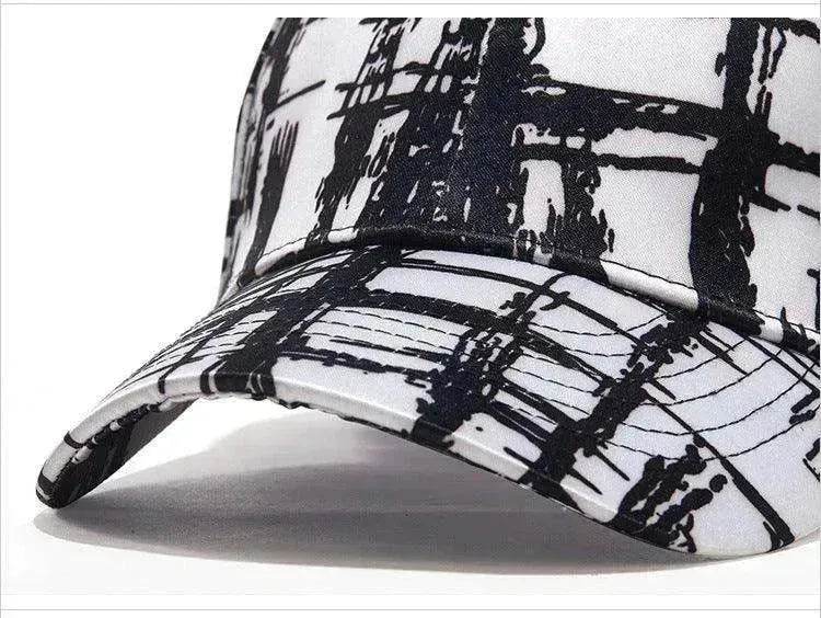Unisex Black And White Mesh Sun Visor Hot Style Caps