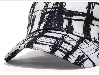 Unisex Black And White Mesh Sun Visor Hot Style Caps