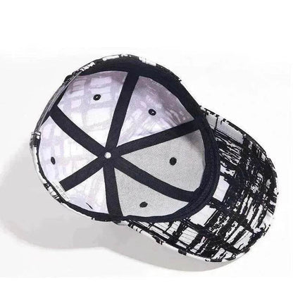 Unisex Black And White Mesh Sun Visor Hot Style Caps