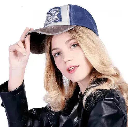 Unisex Eye catching Cotton Hip Hop Grinding Multicolor Hat