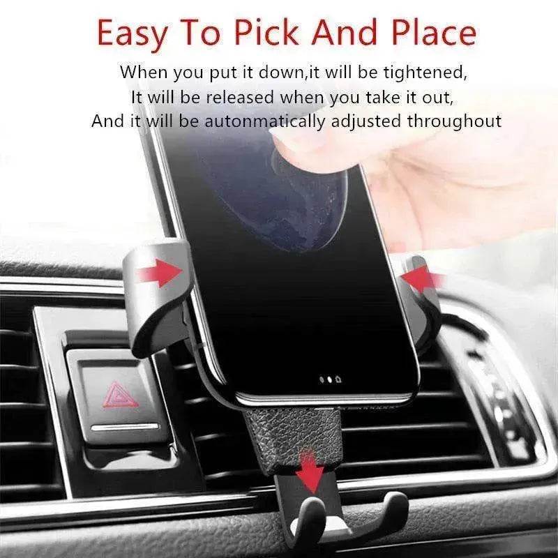 Universal Car Air Vent Mount Stand - No Magnetic Hold