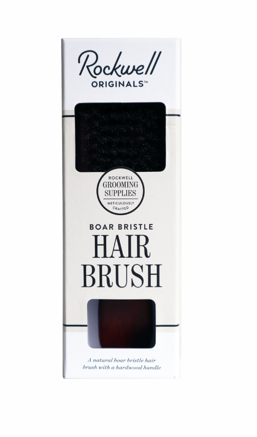 Brosse à cheveux Rockwell en poils de sanglier