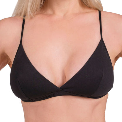 Wire-Free Cotton Triangle Bra