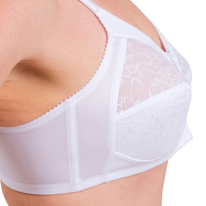 Full-Coverage Wireless Lace Bra