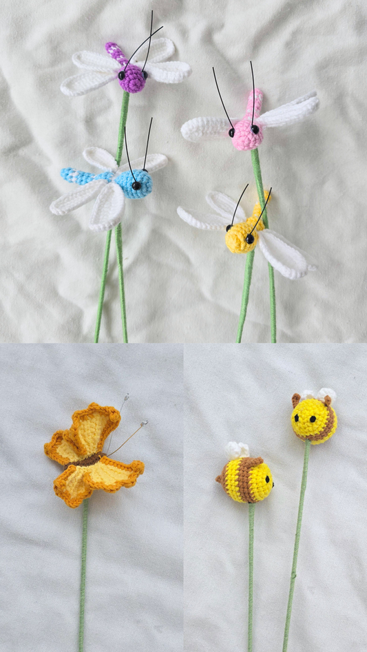 Insectes : Abeilles, Papillons et Libellules