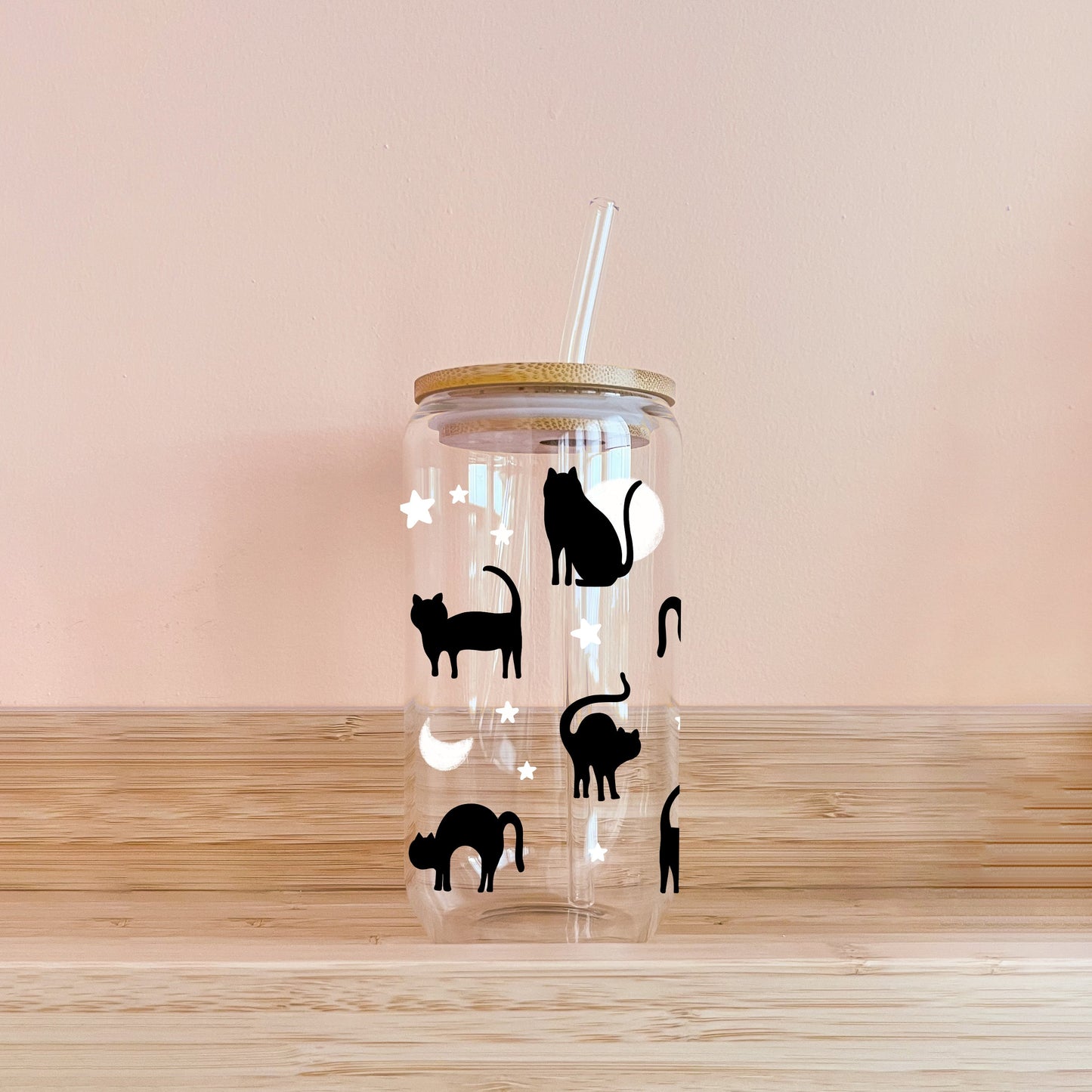 Glass - Black Cats