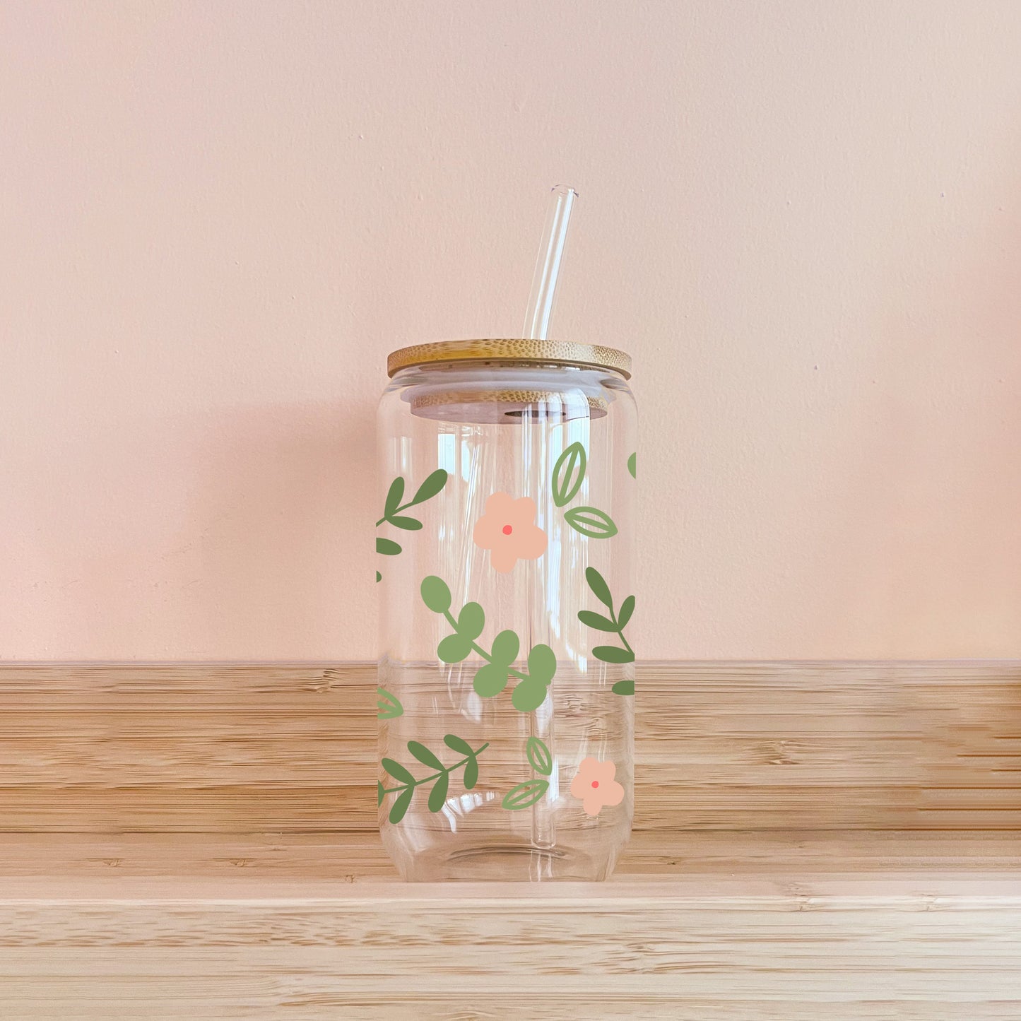 Verre bohème - eucalyptus