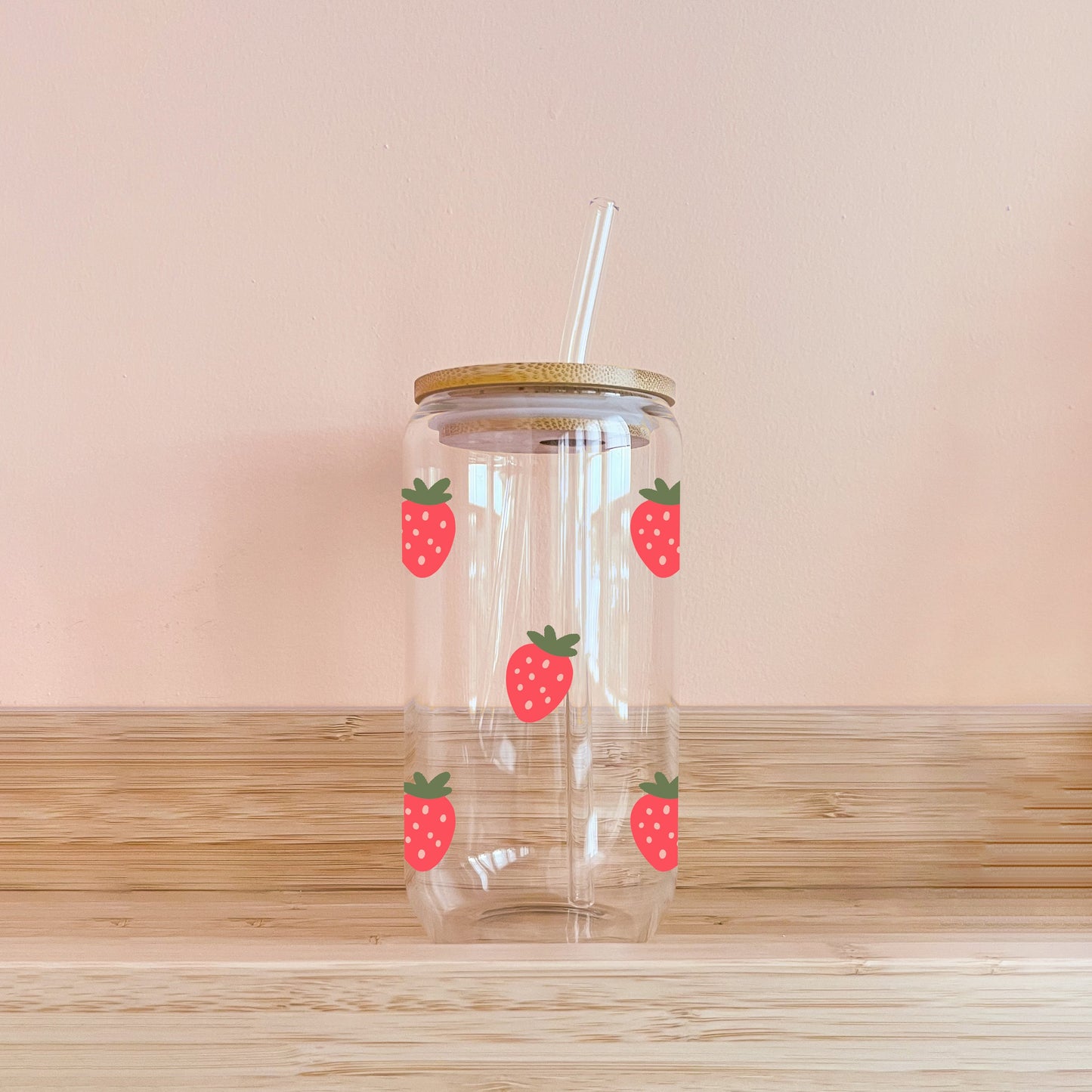 Boho glass - fraises