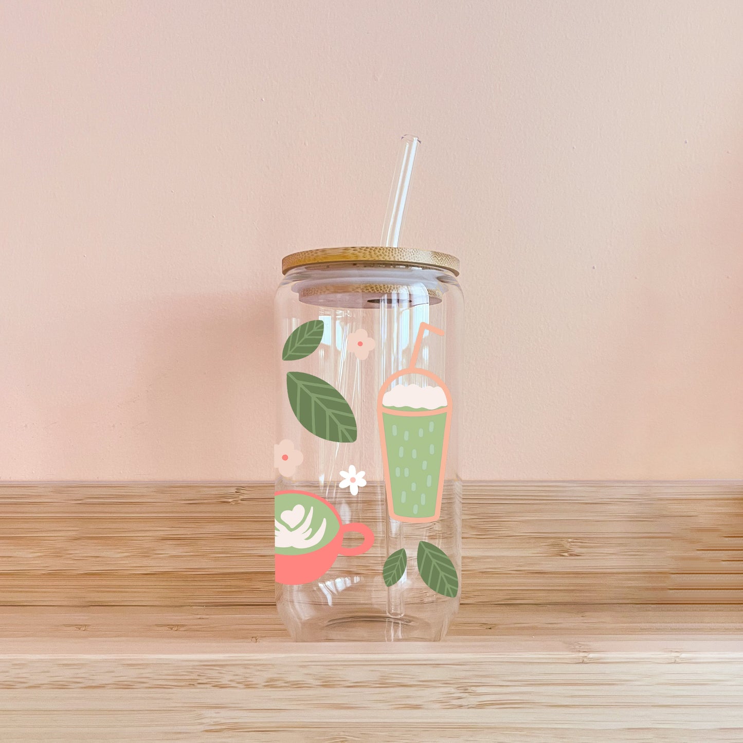 Verre bohème - matcha