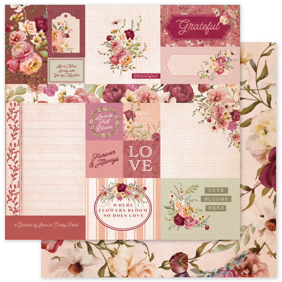 Vintage Rose Basics 6x6 Paper Collection 33642