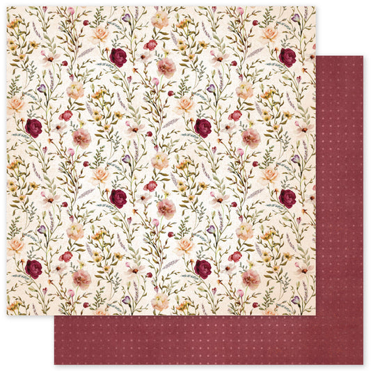 Vintage Rose B 12 x 12 Paper (12 pc Bulk Pack) 33603