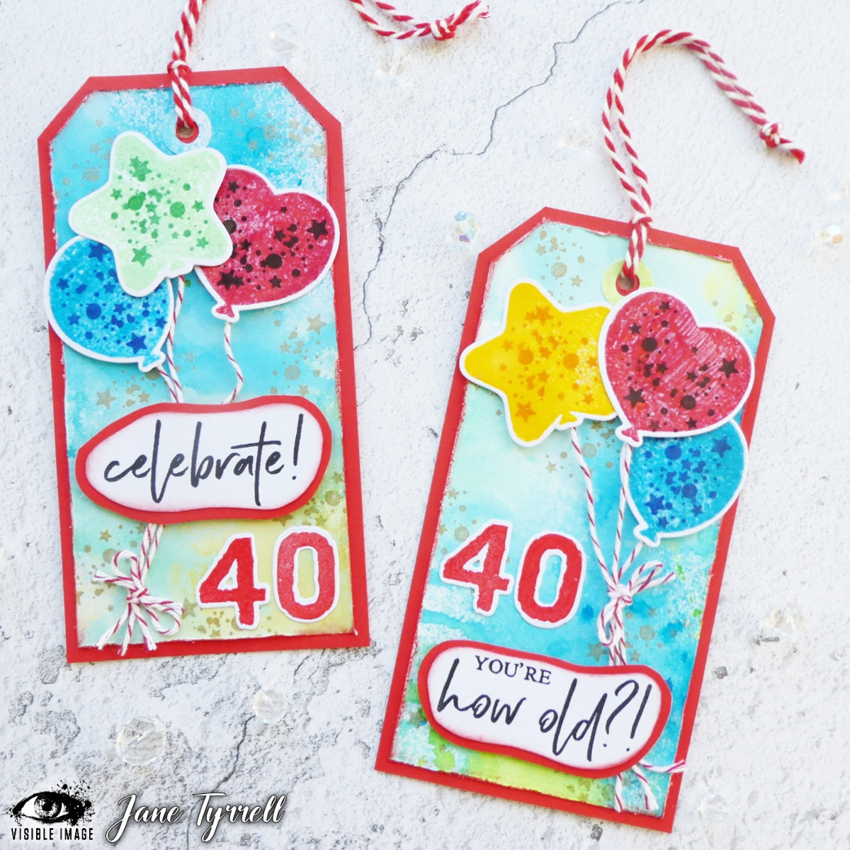 Visible Image Best Birthday Ever - A6 Stamp Set