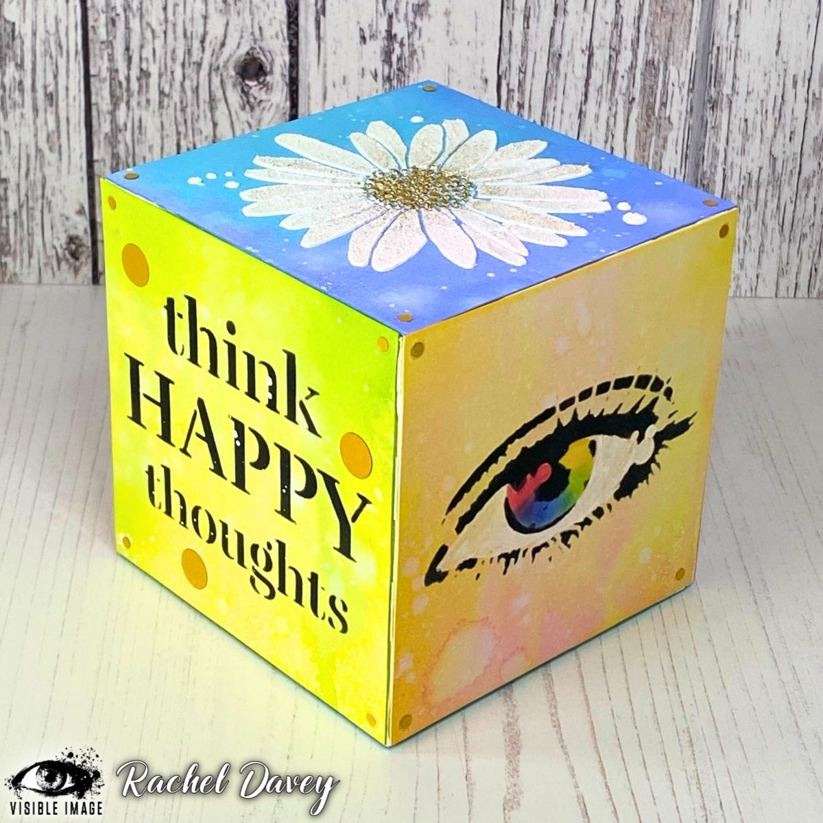Visible Image Eye Contact Mini Stencil - 4 x 4